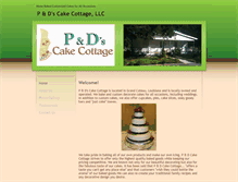 Tablet Screenshot of pdcakecottage.com